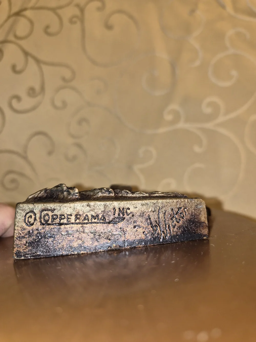N/A repoussé signed